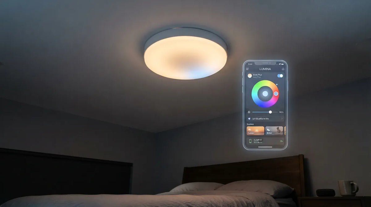 Okos LED mennyezeti lámpa APP vezérléssel