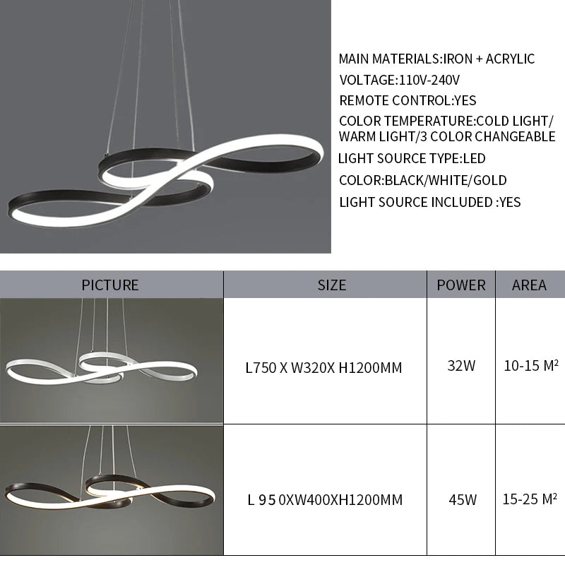 Modern LED Függesztő Lámpa Étkezőhöz és Szigetkonyhához