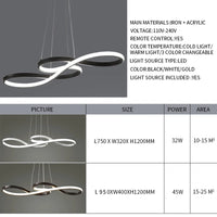 Modern LED Függesztő Lámpa Étkezőhöz és Szigetkonyhához