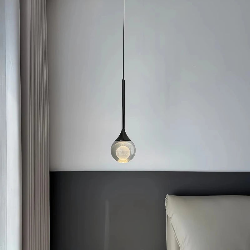 Hold Kristály Függőlámpa LED – Modern Luxus Hálószobába Étkezőbe