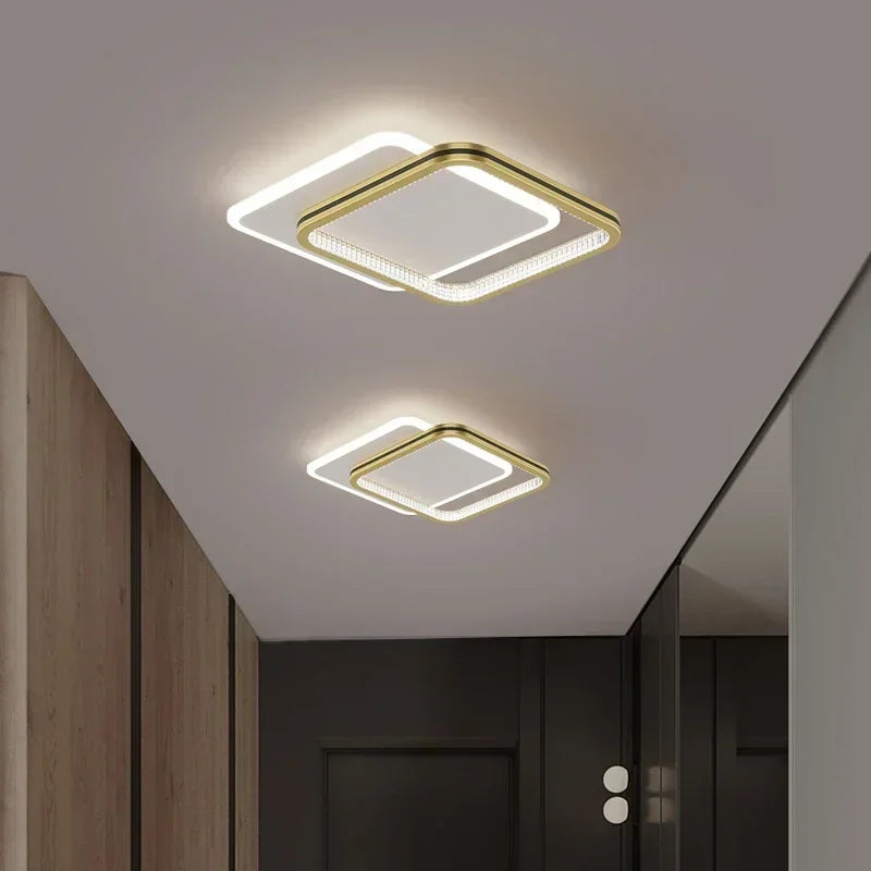 Kristály Mennyezeti Lámpa – Nordic Minimalist LED Folyosóra és Nappaliba