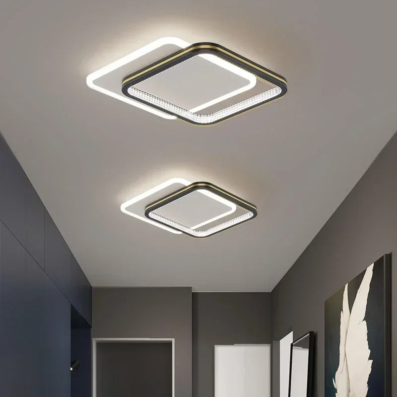 Kristály Mennyezeti Lámpa – Nordic Minimalist LED Folyosóra és Nappaliba