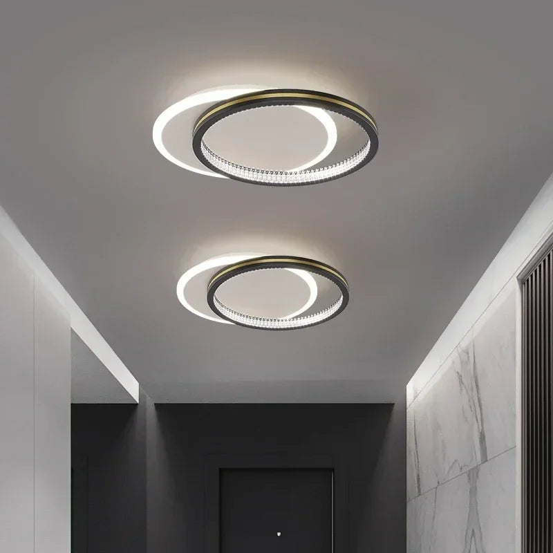Kristály Mennyezeti Lámpa – Nordic Minimalist LED Folyosóra és Nappaliba