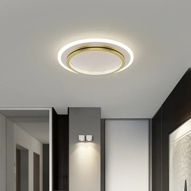 Kristály Mennyezeti Lámpa – Nordic Minimalist LED Folyosóra és Nappaliba