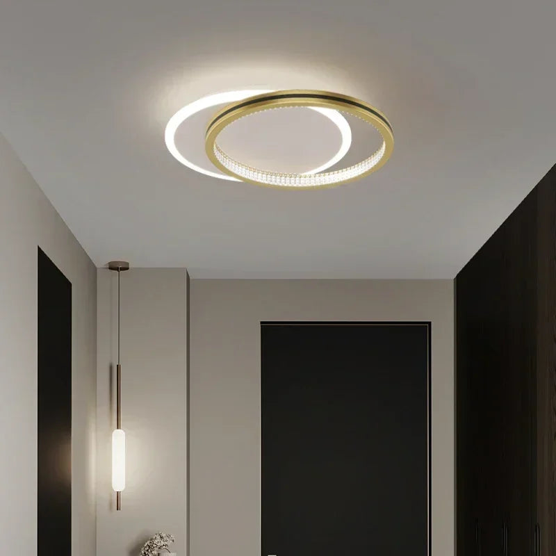 Kristály Mennyezeti Lámpa – Nordic Minimalist LED Folyosóra és Nappaliba