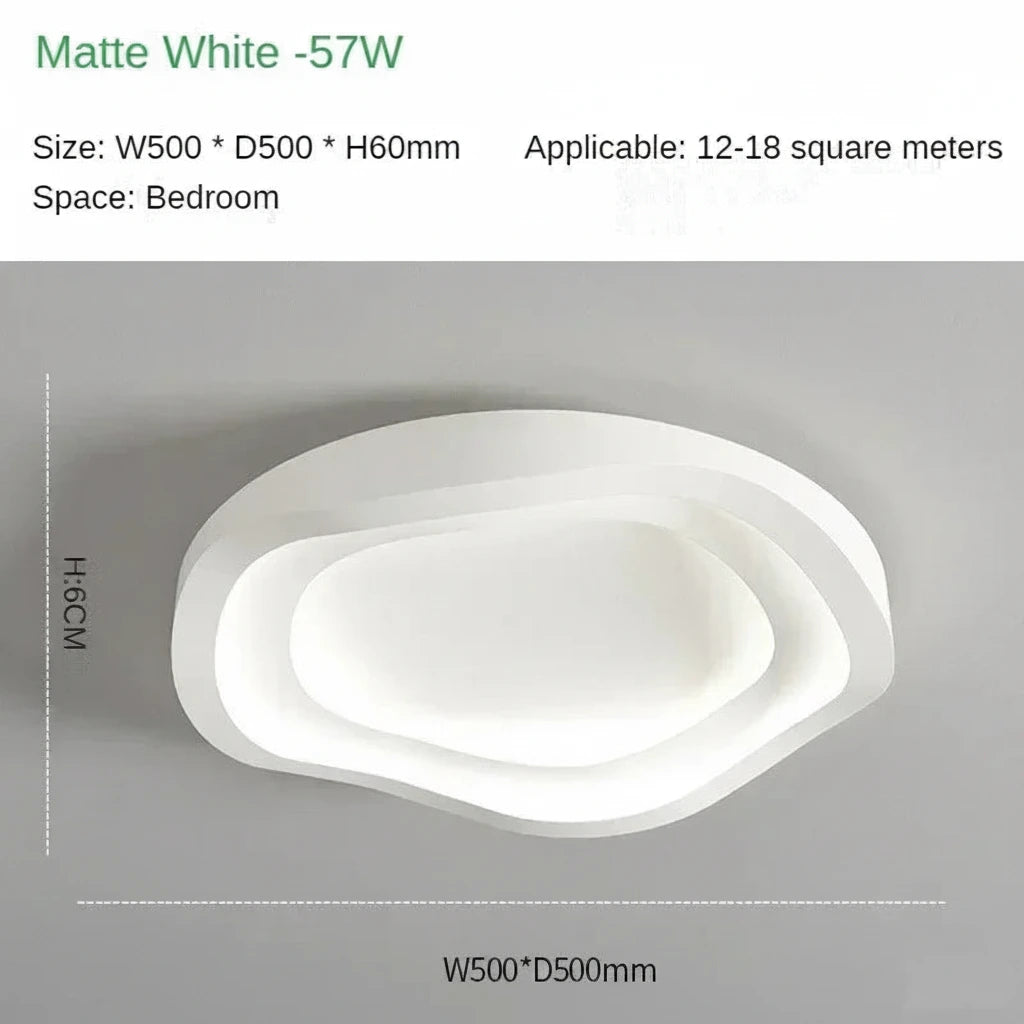 Nordic Minimalista LED Mennyezeti Lámpa – 40–60 cm Dimmelhető