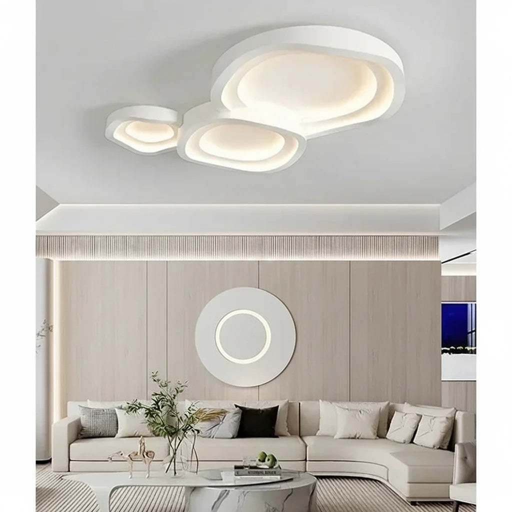 Nordic Minimalista LED Mennyezeti Lámpa – 40–60 cm Dimmelhető