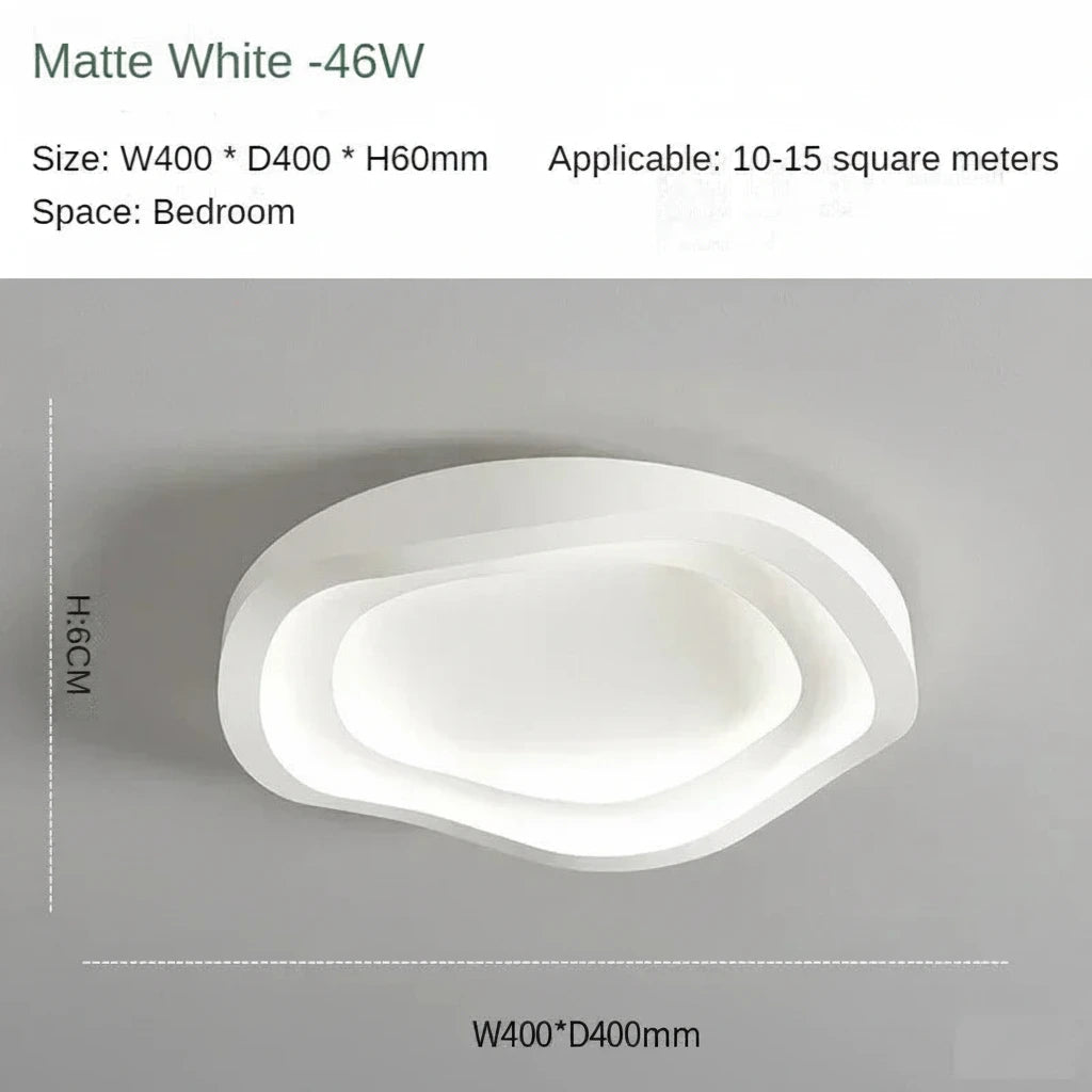 Nordic Minimalista LED Mennyezeti Lámpa – 40–60 cm Dimmelhető