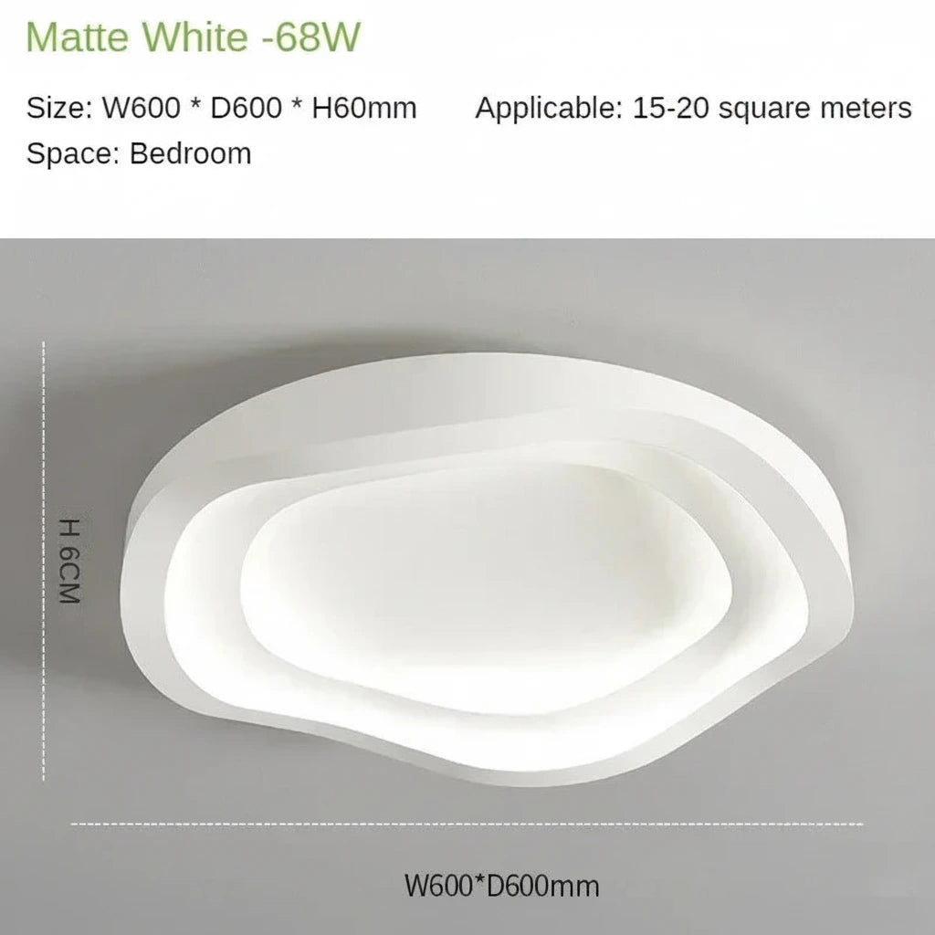 Nordic Minimalista LED Mennyezeti Lámpa – 40–60 cm Dimmelhető