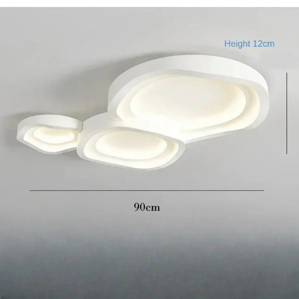 Nordic Minimalista LED Mennyezeti Lámpa – 40–60 cm Dimmelhető