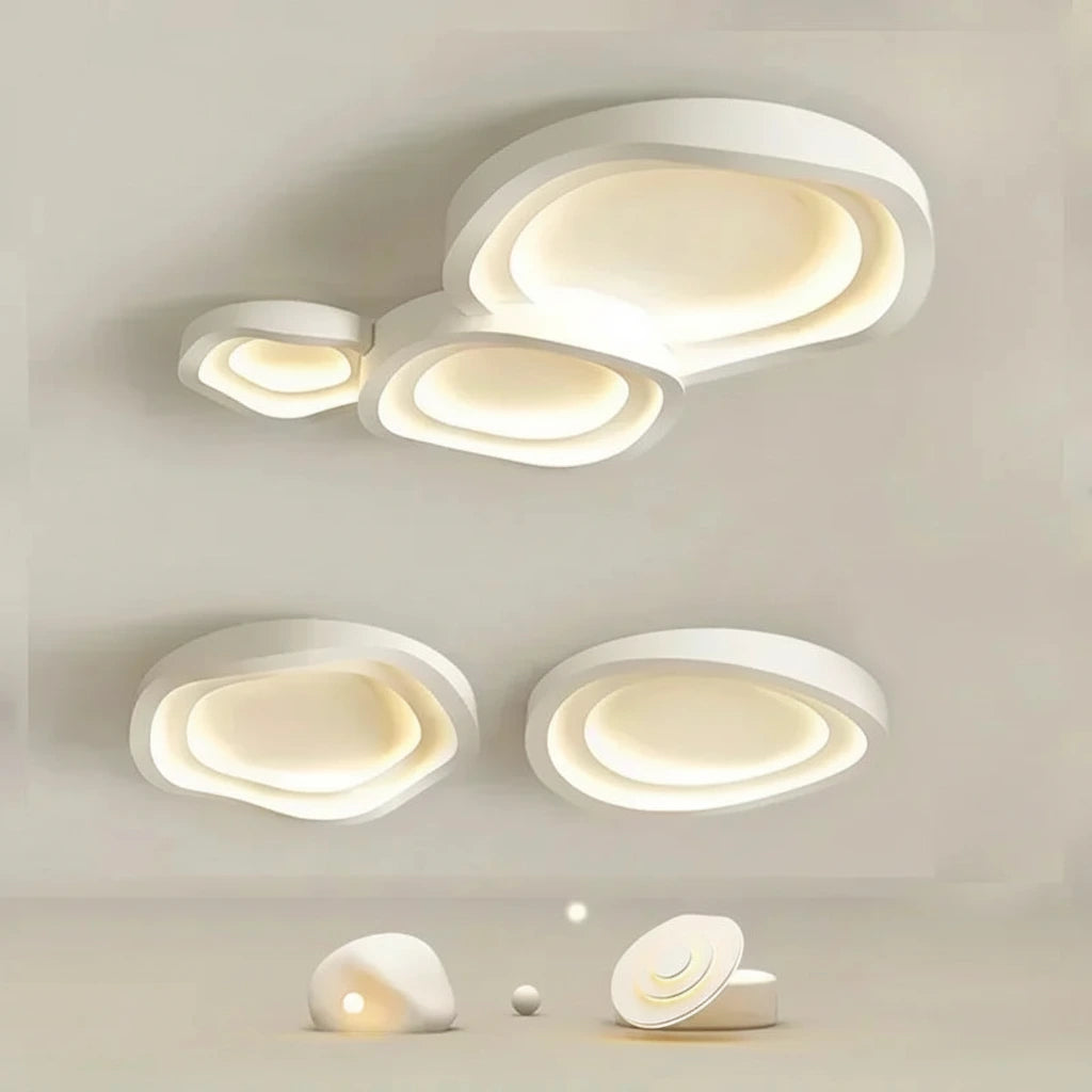Nordic Minimalista LED Mennyezeti Lámpa – 40–60 cm Dimmelhető