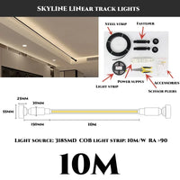 DIY LED Vonalás Lámpa – Modern Minimalista Fénysáv Mennyezetre