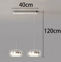 Modern Üveg és Fém Multi-Fejes Csillár – 1–5 Fejes LED Nappaliba