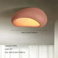 Wabi-Sabi Gyanta Csillár LED – Skandináv Krém Stílus Nappaliba