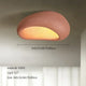 Wabi-Sabi Gyanta Csillár LED – Skandináv Krém Stílus Nappaliba