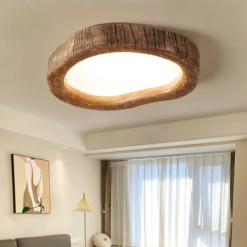 Nordic Designer Fa LED Mennyezeti Lámpa – Étkezőbe és Nappaliba