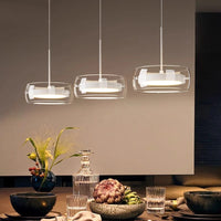 Modern Üveg és Fém Multi-Fejes Csillár – 1–5 Fejes LED Nappaliba