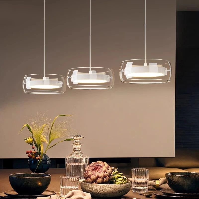 Modern Üveg és Fém Multi-Fejes Csillár – 1–5 Fejes LED Nappaliba
