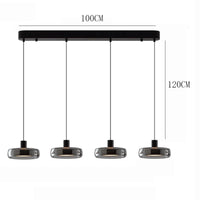 Modern Függőlámpa Étkezőasztal Fölé XL – LED, 1–4 Karos, Táv- és APP-vezérelt