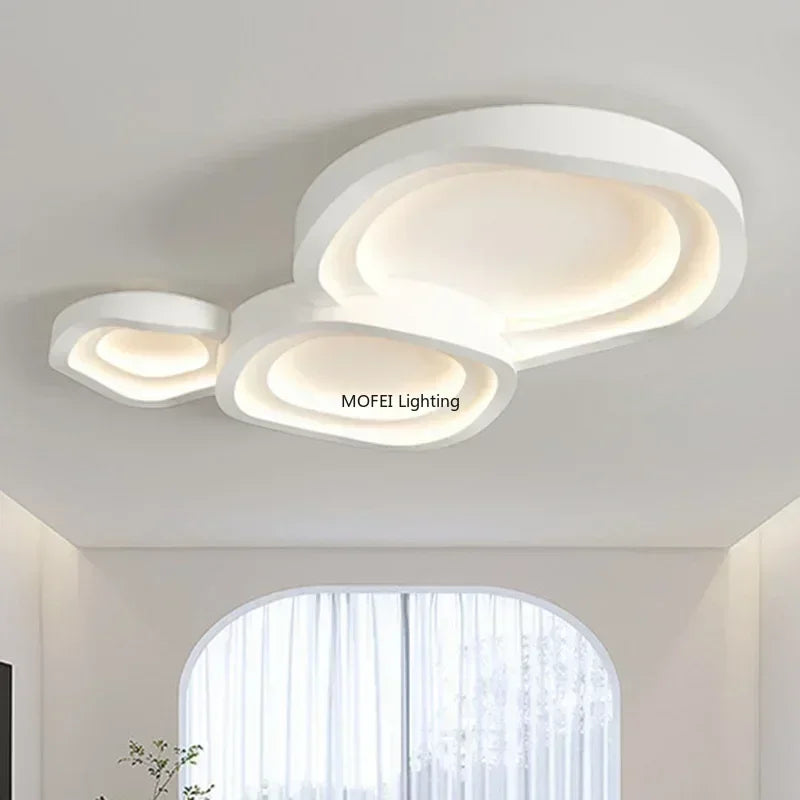 Nordic Minimalista LED Mennyezeti Lámpa – 40–60 cm Dimmelhető
