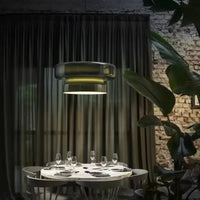 Üveg Gyűrű LED Függesztő Lámpa – Színes Modernist Design