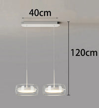 Modern Üveg és Fém Multi-Fejes Csillár – 1–5 Fejes LED Nappaliba