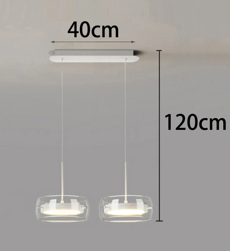 Modern Üveg és Fém Multi-Fejes Csillár – 1–5 Fejes LED Nappaliba