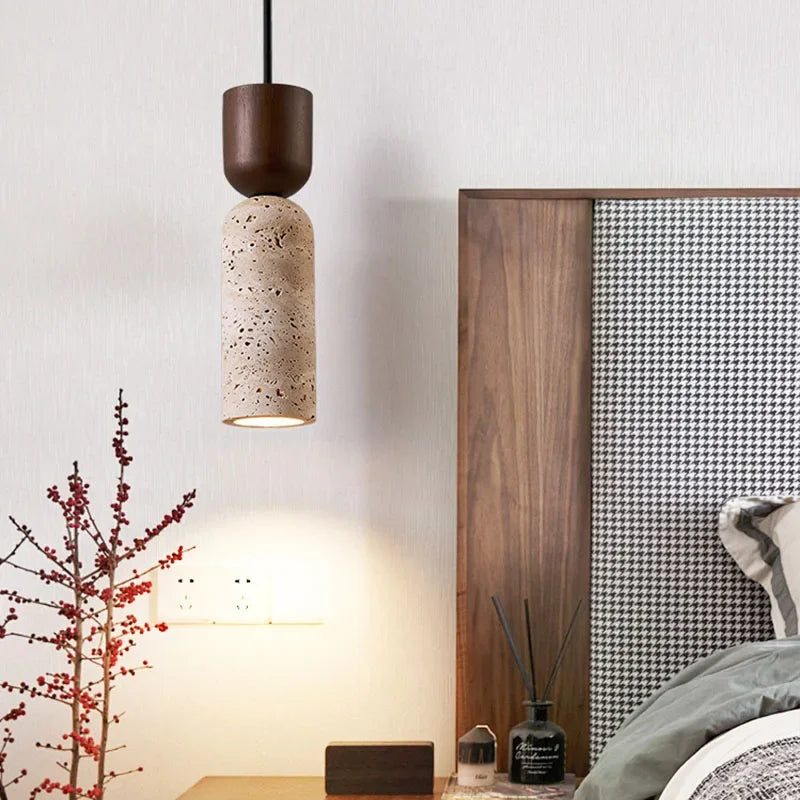 Wabi-Sabi Fa Éjjeliszekrény Csillár – Francia Vintage Hotel Stílus