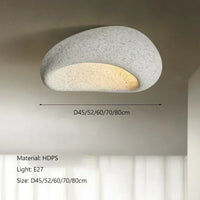Wabi-Sabi Gyanta Csillár LED – Skandináv Krém Stílus Nappaliba