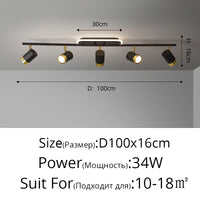 Fekete Fehér LED Csillár Modern – 3-5 Karos Nappaliba Folyosóra