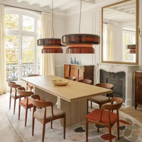 Üveg Gyűrű LED Függesztő Lámpa – Színes Modernist Design