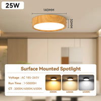 GX53 Fa Downlight LED Mennyezeti Lámpa – Beépíthető Spot
