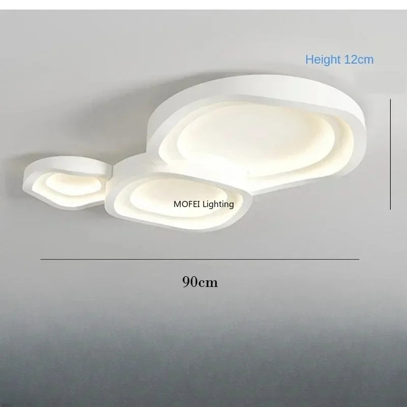 Nordic Minimalista LED Mennyezeti Lámpa – 40–60 cm Dimmelhető