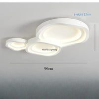 Nordic Minimalista LED Mennyezeti Lámpa – 40–60 cm Dimmelhető