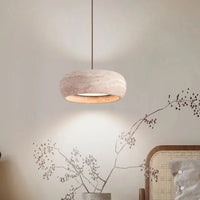 Travertin Kő Függő Lámpa – Modern LED Nappaliba és Hálószobába