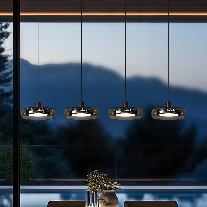 Modern Függőlámpa Étkezőasztal Fölé XL – LED, 1–4 Karos, Táv- és APP-vezérelt
