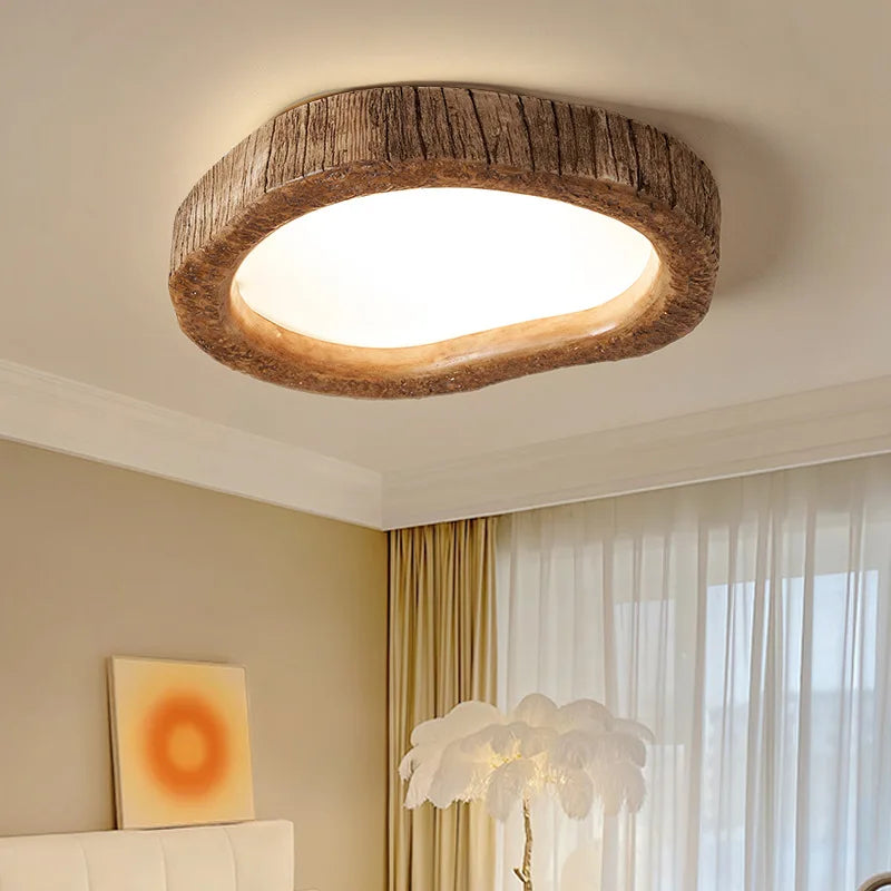 Nordic Designer Fa LED Mennyezeti Lámpa – Étkezőbe és Nappaliba