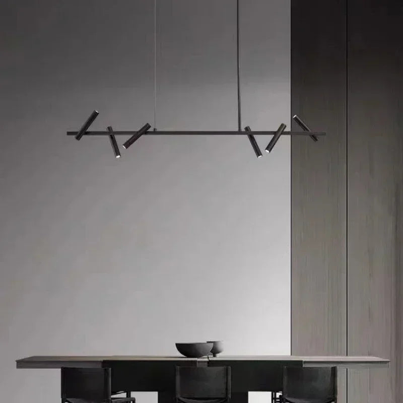 Nordic Design LED Csillár – Fém Függőlámpa Nappaliba és Étkezőbe (6/8/10 karos)
