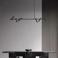 Nordic Design LED Csillár – Fém Függőlámpa Nappaliba és Étkezőbe (6/8/10 karos)