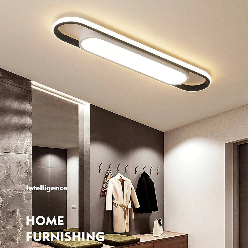 LED Téglalap Fénysáv – Modern Folyosó és Lépcsőház Mennyezeti Lámpa