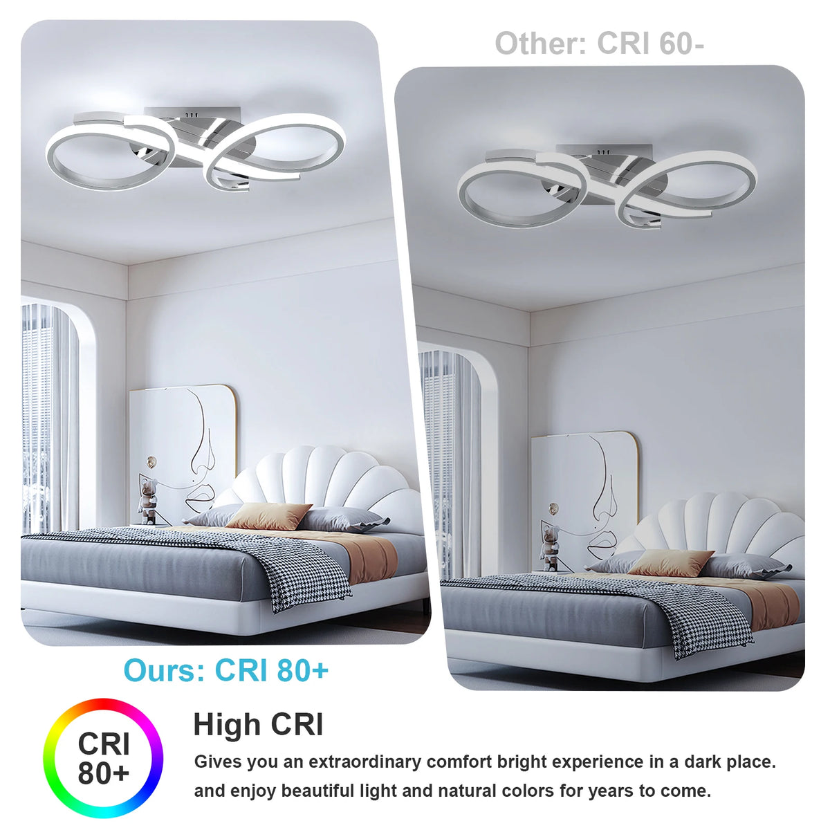 Geometriai LED Csillár – 36W Kreativ Formájú Akril Nappaliba