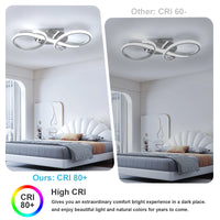 Geometriai LED Csillár – 36W Kreativ Formájú Akril Nappaliba