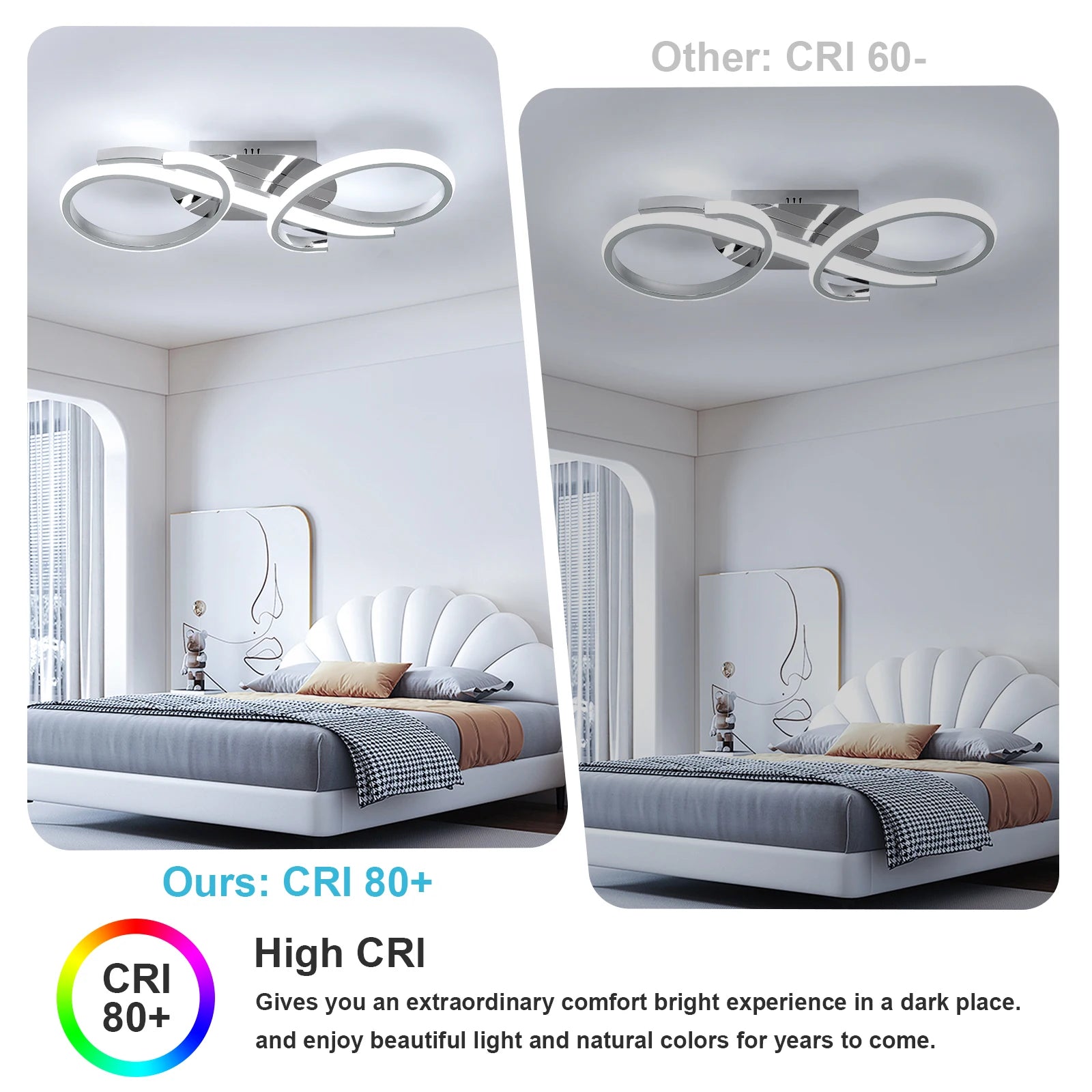 Geometriai LED Csillár – 36W Kreativ Formájú Akril Nappaliba