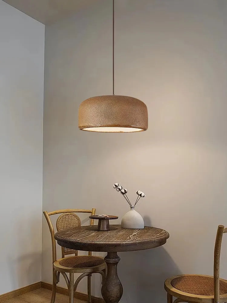 Nordic Wabi-Sabi E27 Függesztő Lámpa – Loft Minimalista Bárba