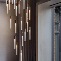 Nordic Alumínium LED Csillár – Lépcsőházi Függő Lámpa 1–30 Fejes