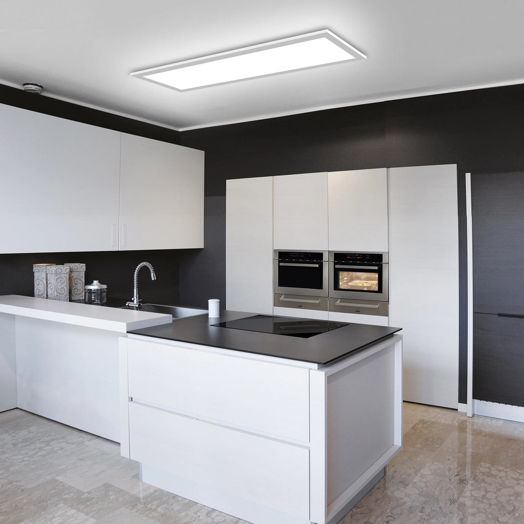 LED Flat Panel Mennyezeti Lámpa – 24W Távirányítós Dimmer, 2400 lm, Nappaliba és Hálószobába
