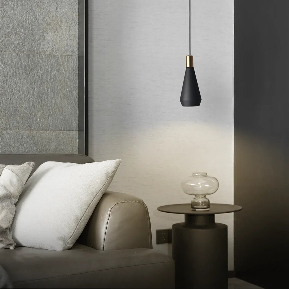 GU10 Luxus Függő Lámpa – Modern Fekete/Fehér LED Étkezőbe és Hálószobába