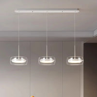 Modern Üveg és Fém Multi-Fejes Csillár – 1–5 Fejes LED Nappaliba