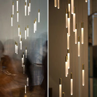Nordic Alumínium LED Csillár – Lépcsőházi Függő Lámpa 1–30 Fejes