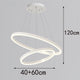 Többgyűrűs Modern LED Függesztő Csillár – 4–5 Gyűrű Nappaliba